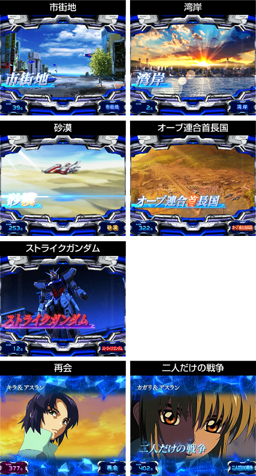Lパチスロ 機動戦士ガンダムSEED_通常ステージ
